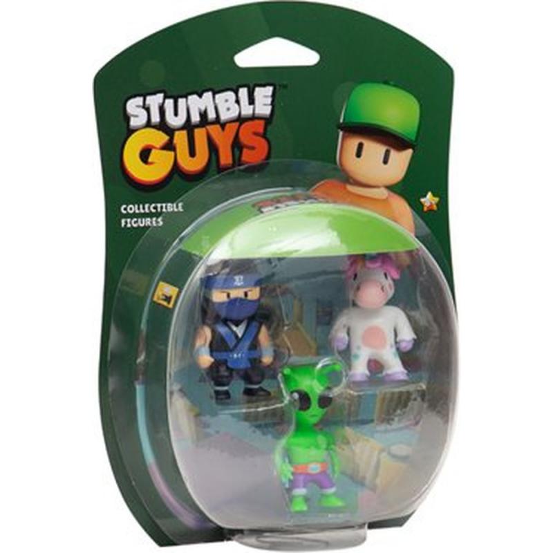 Stumble Guys 3 Συλλεκτικές Φιγούρες 6 εκ. - Alien