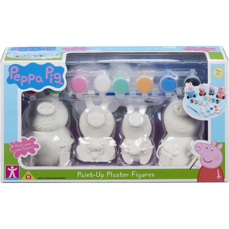 Η Οικογένεια της Peppa - Peppa Pig Φιγούρες από Πηλό & Σετ Βαφής