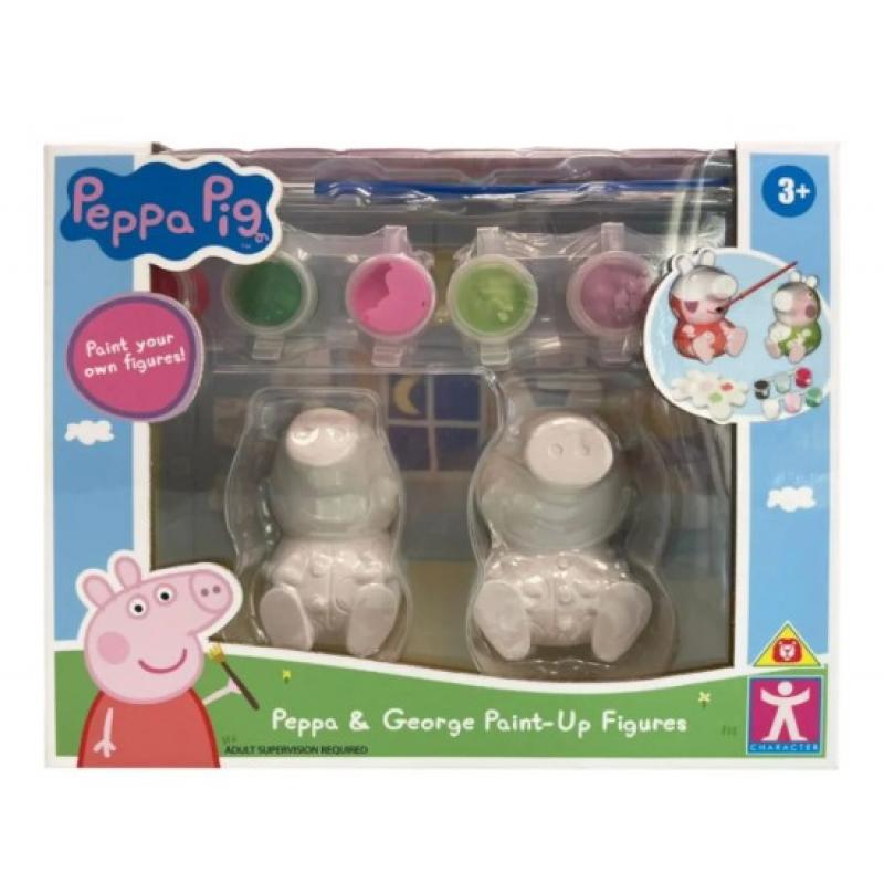 Peppa & George - Peppa Pig Φιγούρες από Πηλό & Σετ Βαφής