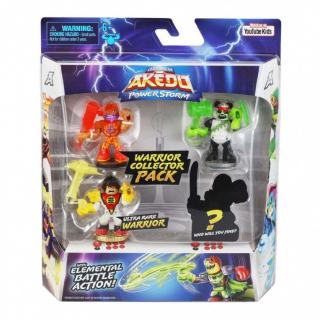 Akedo Power Storm W1 Warrior Collector Pack (4 Ήρωες - Διάφορα Σχέδια)