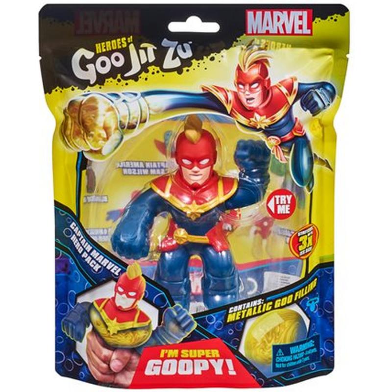 Goo Jit Zu Mini Marvel - Captain Marvel