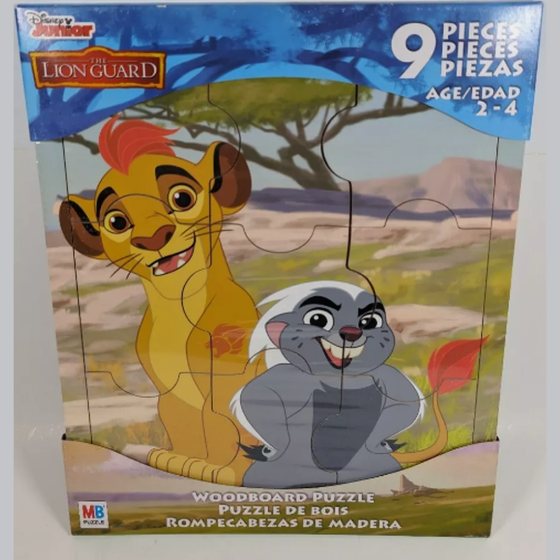 Puzzle Ξύλινο 24 x 29 εκ. 9 κομ. - Disney Junior The Lion Guard