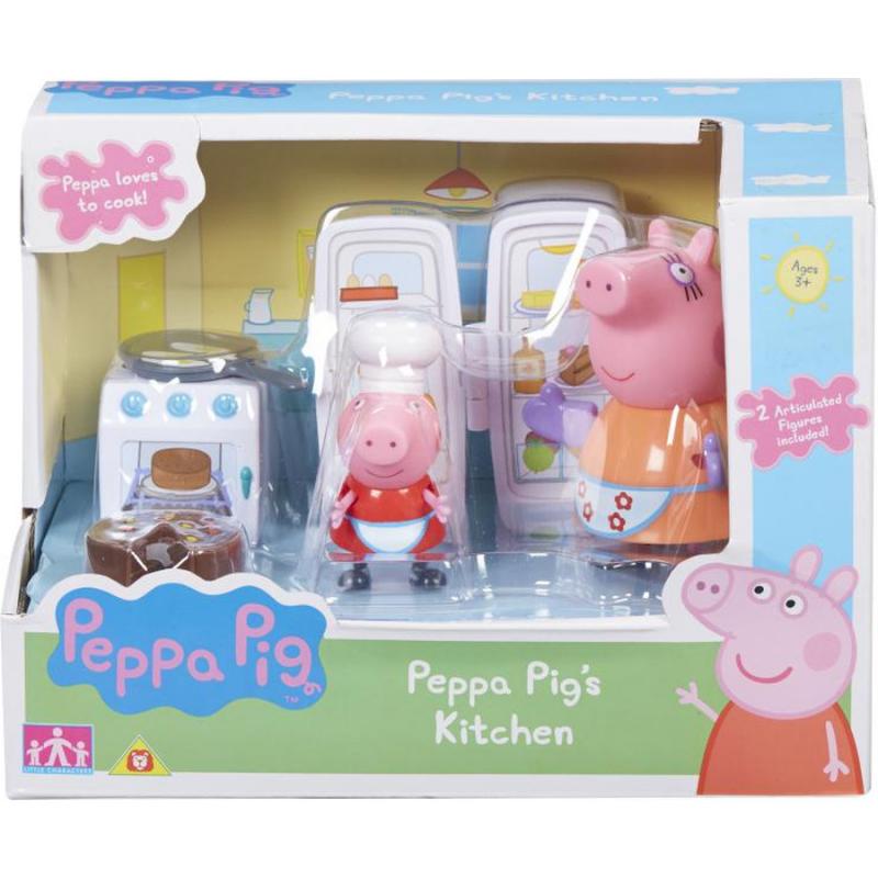 Peppa Pig Κουζίνα με 2 Φιγούρες