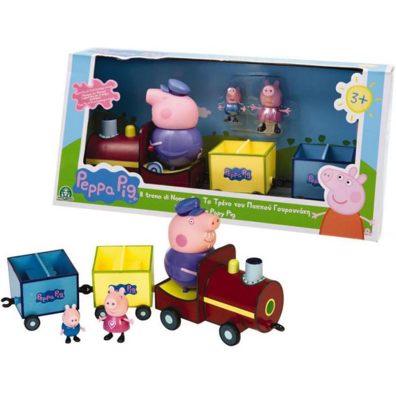 Peppa Pig Τρενάκι με 3 Φιγούρες