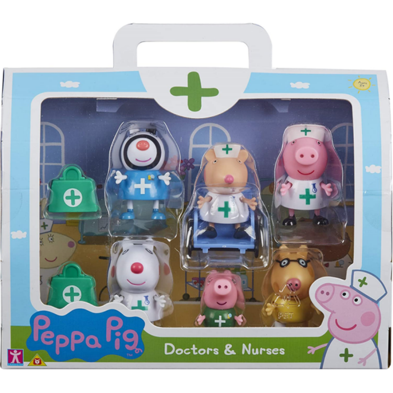 Peppa Pig Σετ Φιγούρων Γιατροί & Νοσοκόμες