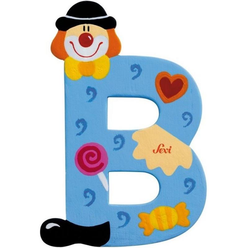 Sevi Ξύλινο Γράμμα Β Κλόουν