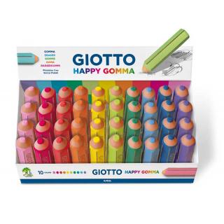Γόμα Giotto Happy Gomma (Διάφορα Χρώματα)