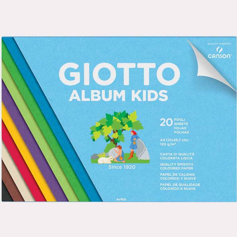 Giotto Album Color Kids A4 20 Σελίδες 120 Γραμμάρια
