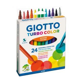 Μαρκαδόροι 24 τεμ. Turbo Color Blister Giotto