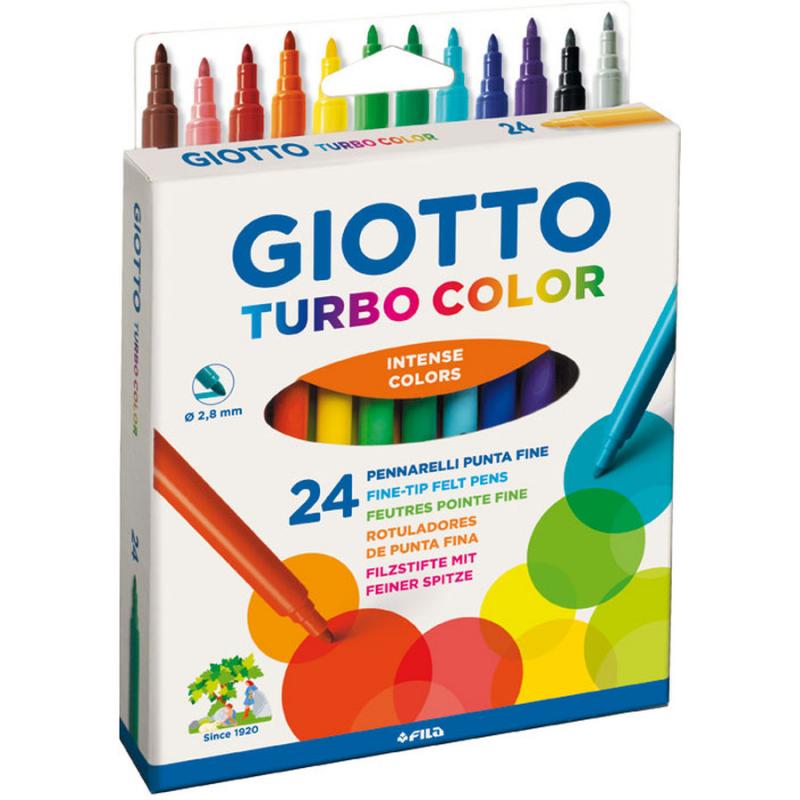 Μαρκαδόροι 24 τεμ. Turbo Color Blister Giotto