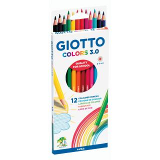 Ξυλομπογιές Giotto Colors 3.0 Blister 12 Τεμάχια