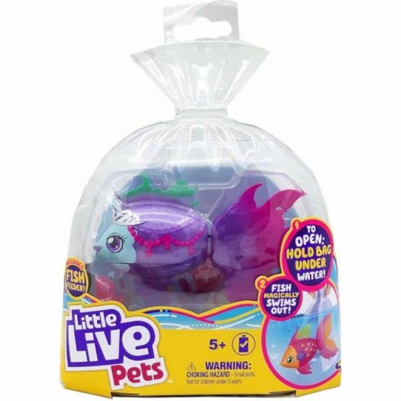 Μωβ Little Live Pets Ψαράκι Aquaritos Neon Season 3