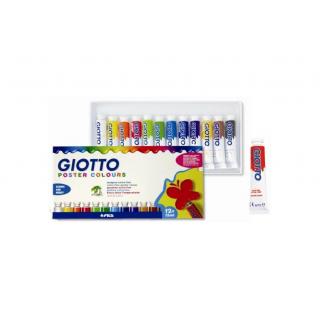 Τέμπερα 12 ml 12 Χρώματα Giotto