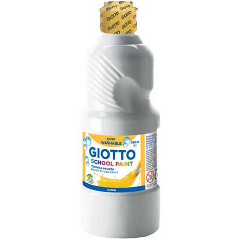 Τέμπερα 500 ml Σχολική Giotto - Λευκό