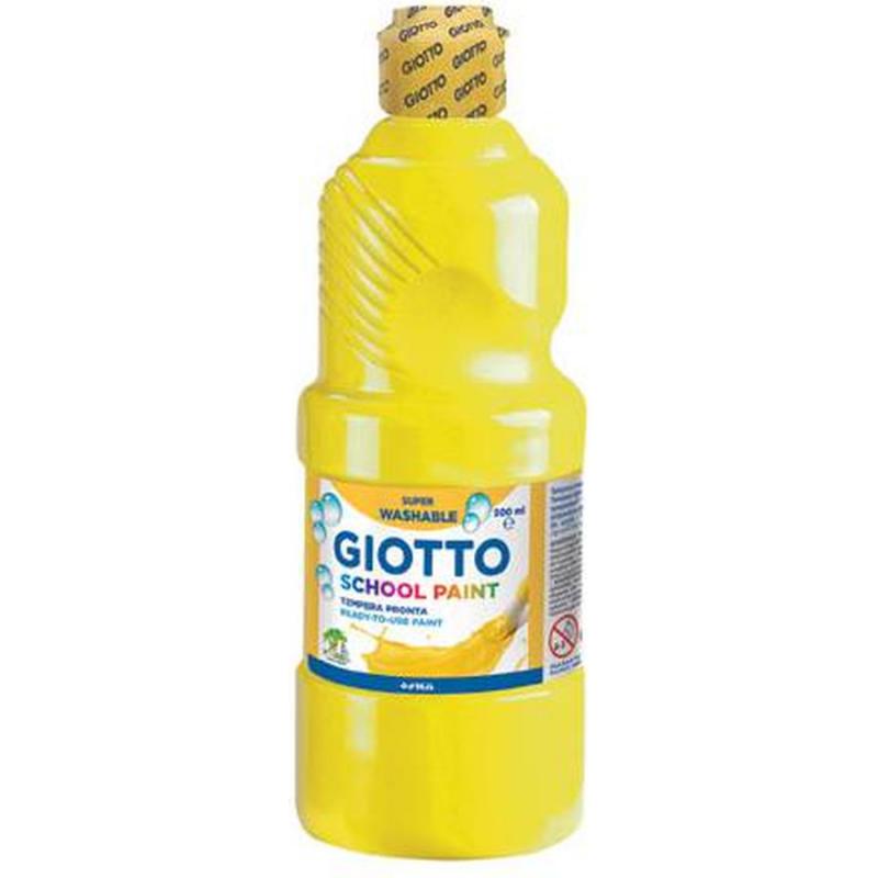 Τέμπερα 500 ml Σχολική Giotto - Κίτρινο Primary