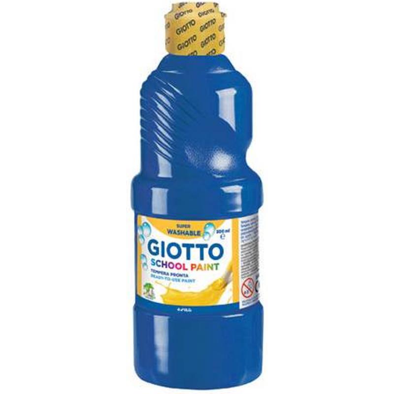 Τέμπερα 500 ml Σχολική Giotto - Μπλε Ultramarine