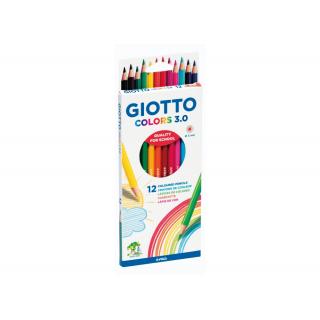 Ξυλομπογιές Stilnovo Bicolor 12 Τεμάχια 24 Χρώματα Giotto