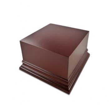 Green Stuff World: Square Top Display Plinth 8 x 8 cm - Hazelnut Brown