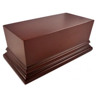 Green Stuff World: Rectangular Top Display Plinth 12 x 6 cm - Hazelnut Brown