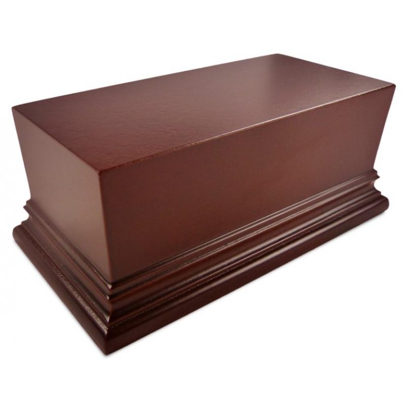 Green Stuff World: Rectangular Top Display Plinth 12 x 6 cm - Hazelnut Brown