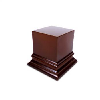 Green Stuff World: Square Top Display Plinth 5 x 5 cm - Hazelnut Brown