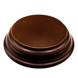 Green Stuff World: Round Wood Display Base 5 x 5 cm - Hazelnut