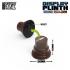 Green Stuff World: Round Display Plinth 3.5 cm - Hazelnut Brown