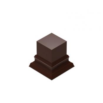 Green Stuff World: Square Top Display Plinth 3 x 3 cm - Hazelnut Brown