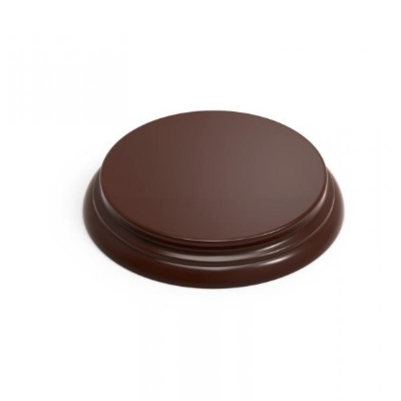 Green Stuff World: Round Wood Display Base 10 cm - Hazelnut Brown