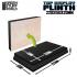 Green Stuff World: Rectangular Top Display Plinth 22 x15 cm Black