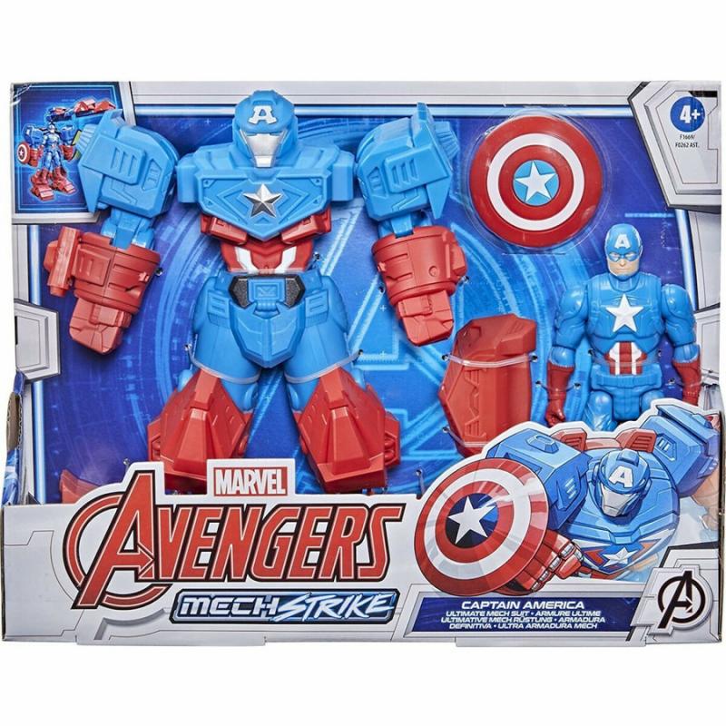 Hasbro Avengers Mech Strike Captain America Ultimate Mech Suit