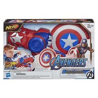 Hasbro Nerf Power Moves: Marvel Avengers - Captain America Shield Sling Roleplay