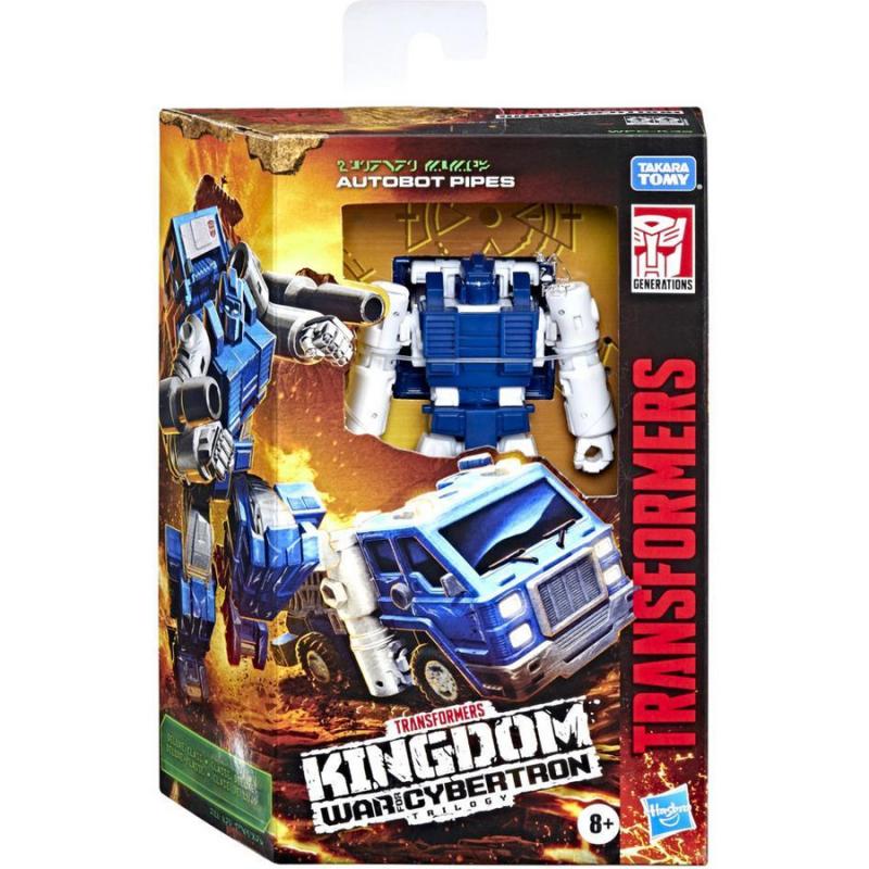 Autobot Pipes - Hasbro Transformers Toys Generations War for Cybertron: Kingdom Deluxe Wave 6