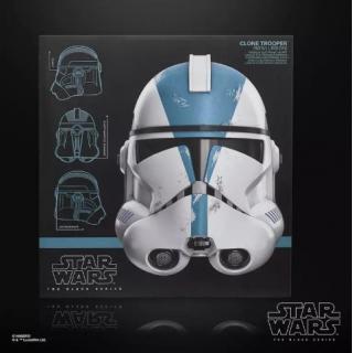 Hasbro Disney: Star Wars The Black Series - Clone Trooper 501st Legion Premium Electronic Helmet