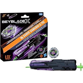 Hasbro BeyBlade: BeyBlade X - Saber Samurai Victory Grip Launcher Set