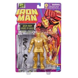 Iron Man Marvel Legends Action Figure Iron Man (Model 01-Gold) 15 cm