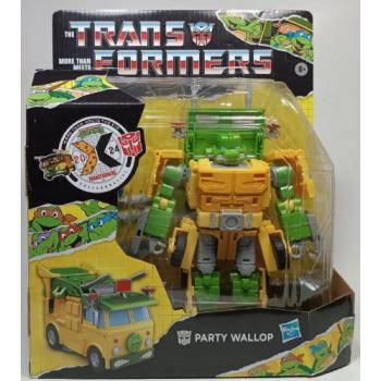 Transformers x Teenage Mutant Ninja Turtles Action Figure Party Wallop 18 cm