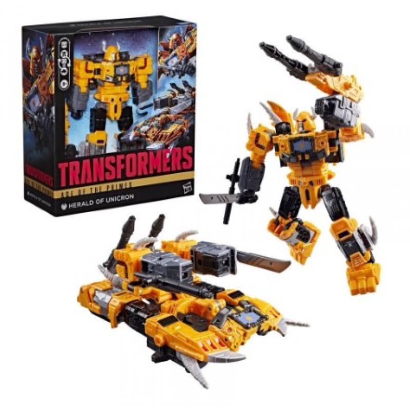 Transformers Age of the Primes Leader Class Actionfigure Herald of Unicron 19 cm