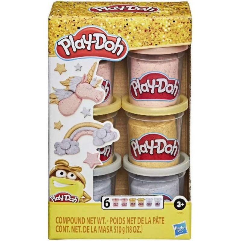Hasbro Play-Doh Metallics Compound Collection 510 gr.