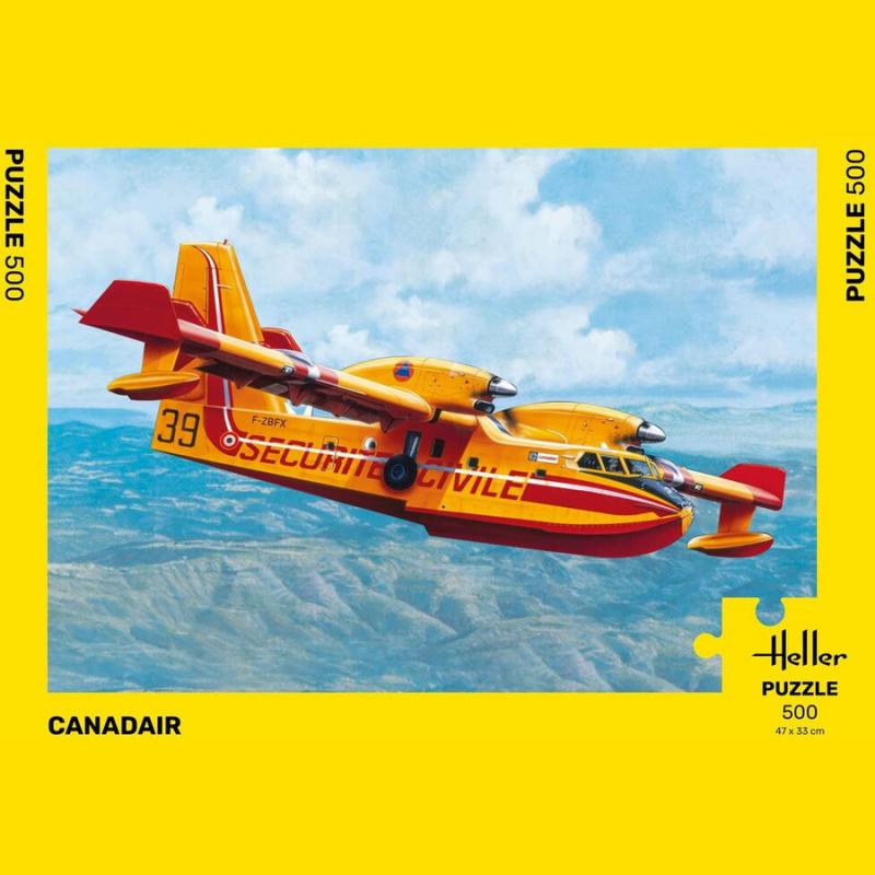 Heller: Puzzle Canadair 500 Pieces