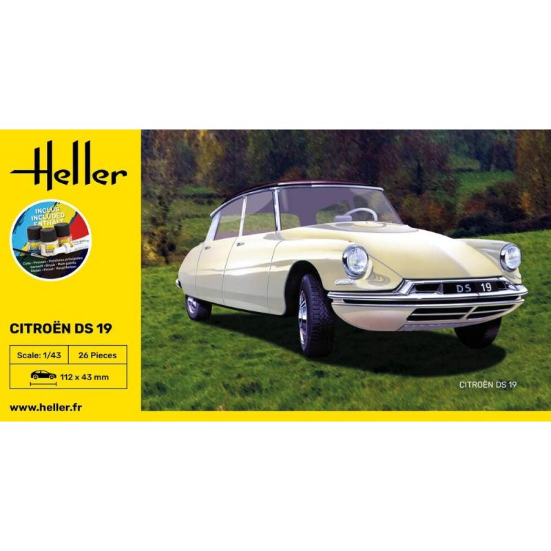 Heller: 1:43 Starter Kit Citroen DS 19