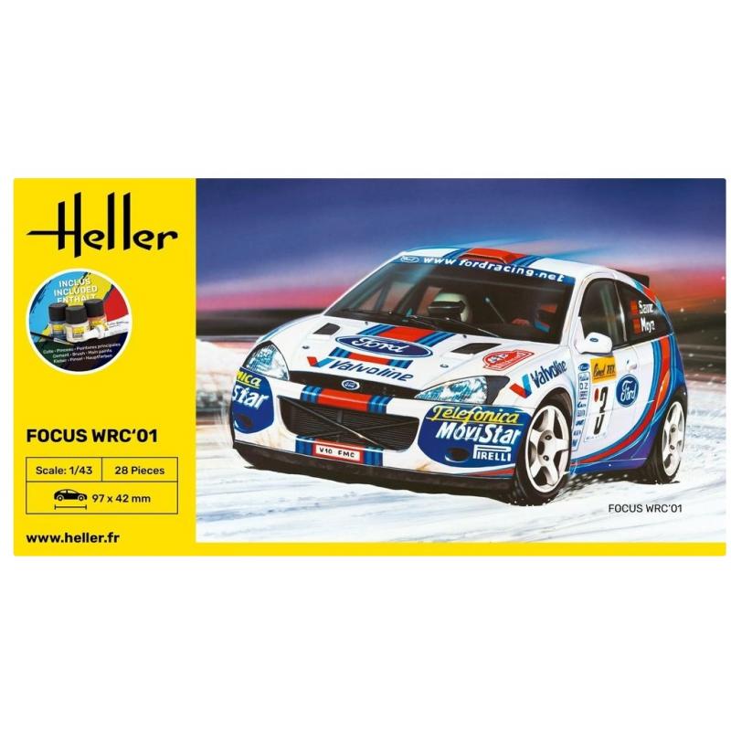Heller: 1:43 Starter Kit Focus WRC'01