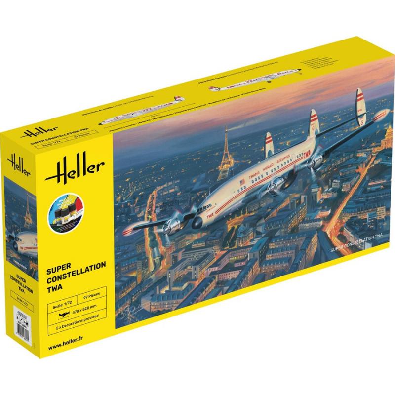 Heller: Super Constellation TWA in 1:72