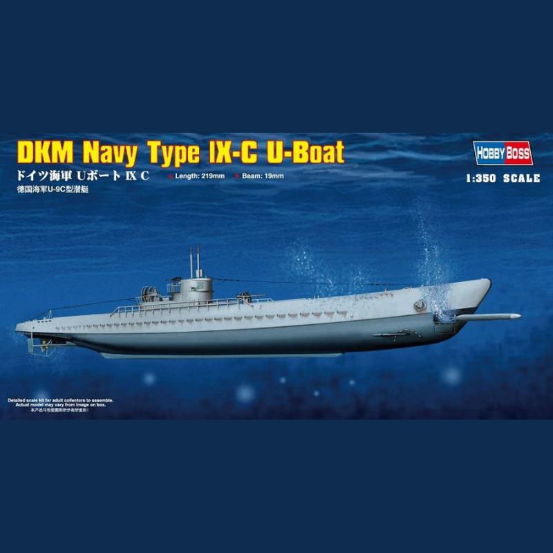 Hobby Boss - German Navy Type IX-C U-Boat in 1:350