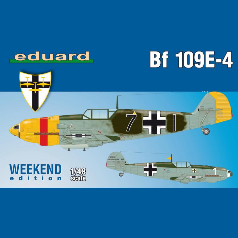 Eduard Plastic Kits - Bf 109E-4, Weekend Edition in 1:48