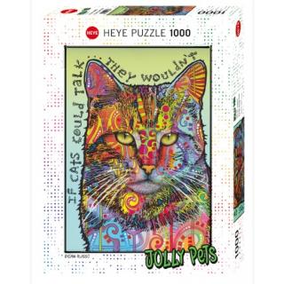 Heye Puzzle 1000 pc - 29893 Jolly Pets - If Cats Could Talk
