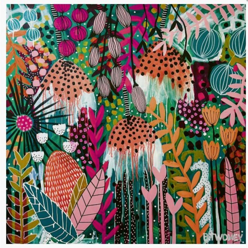 Heye Puzzle 1000 pc - 30036 Bernadette Twomey Flowery - Ruby Sunshine