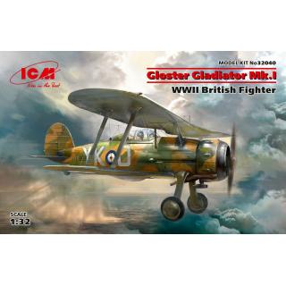 ICM: Gloster Gladiator Mk.I,WWII British Figh in 1:32