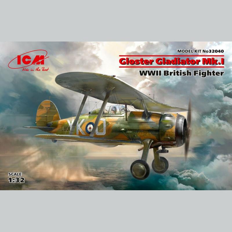 ICM: Gloster Gladiator Mk.I,WWII British Figh in 1:32