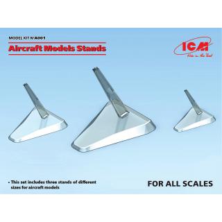 ICM: Aircraft Models Stands (1:48,1:72,1:144)